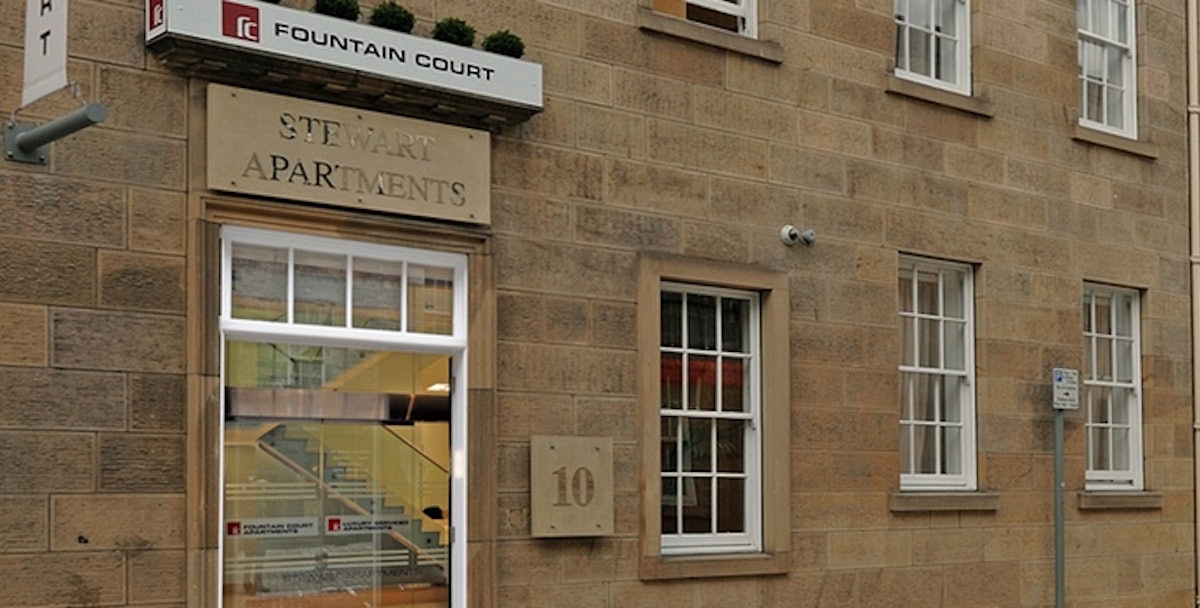 Book a stay at Fountain Court Apartments