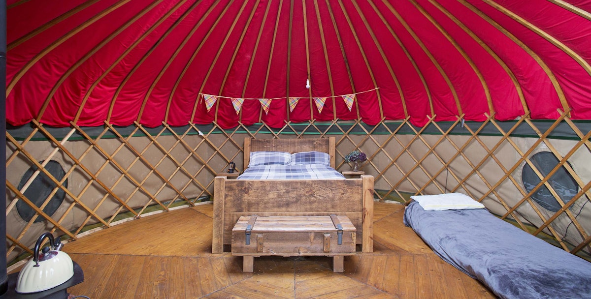 Book a stay at Glamping Yurts at Kelburn Castle & Estate